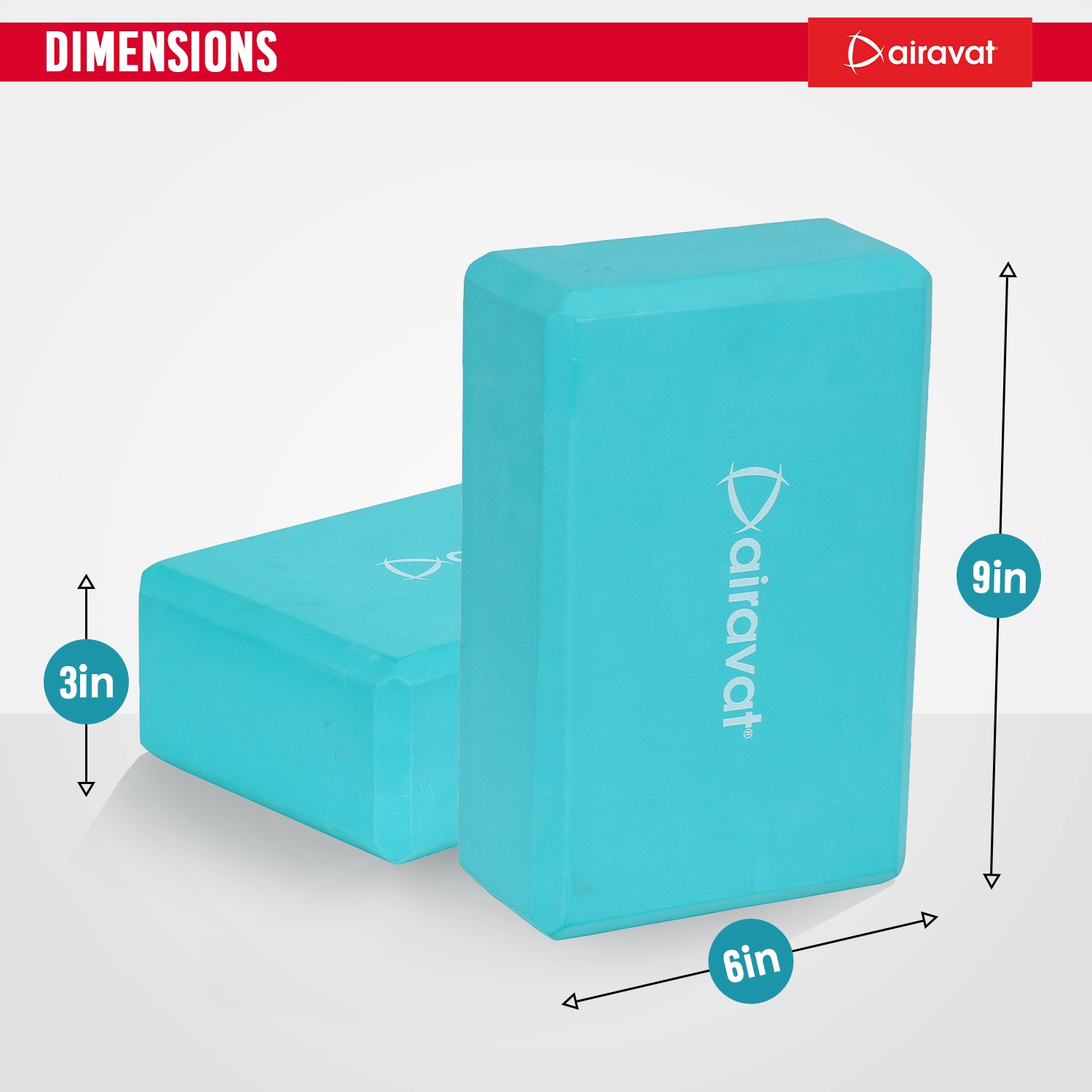 Buy Inditradition High Density Moisture-Proof Form Yoga Block Brick (Blue)  Online at Best Prices in India - JioMart.