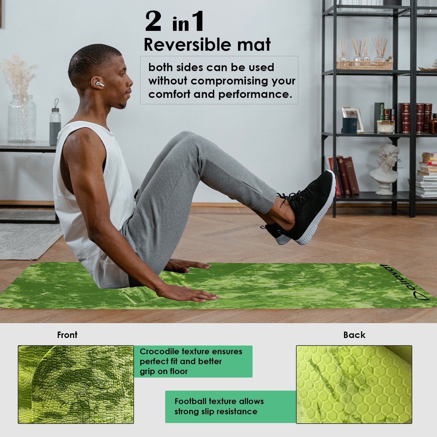 yoga-mat-6mm-broad-Dual-texture-green