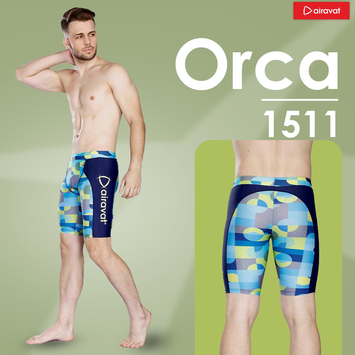 MEN'S SWIM JAMMER ORCA 1511