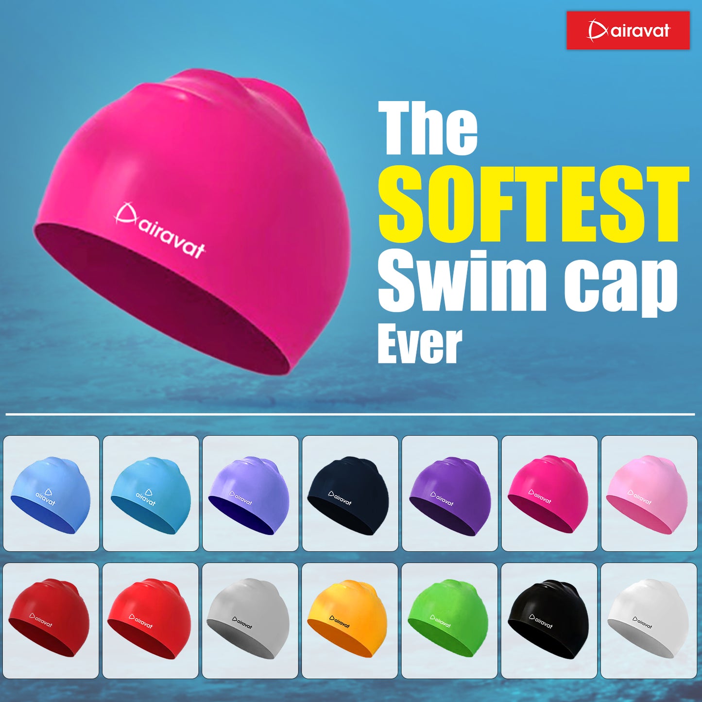 CLASSIC PLAIN SWIMMING CAP