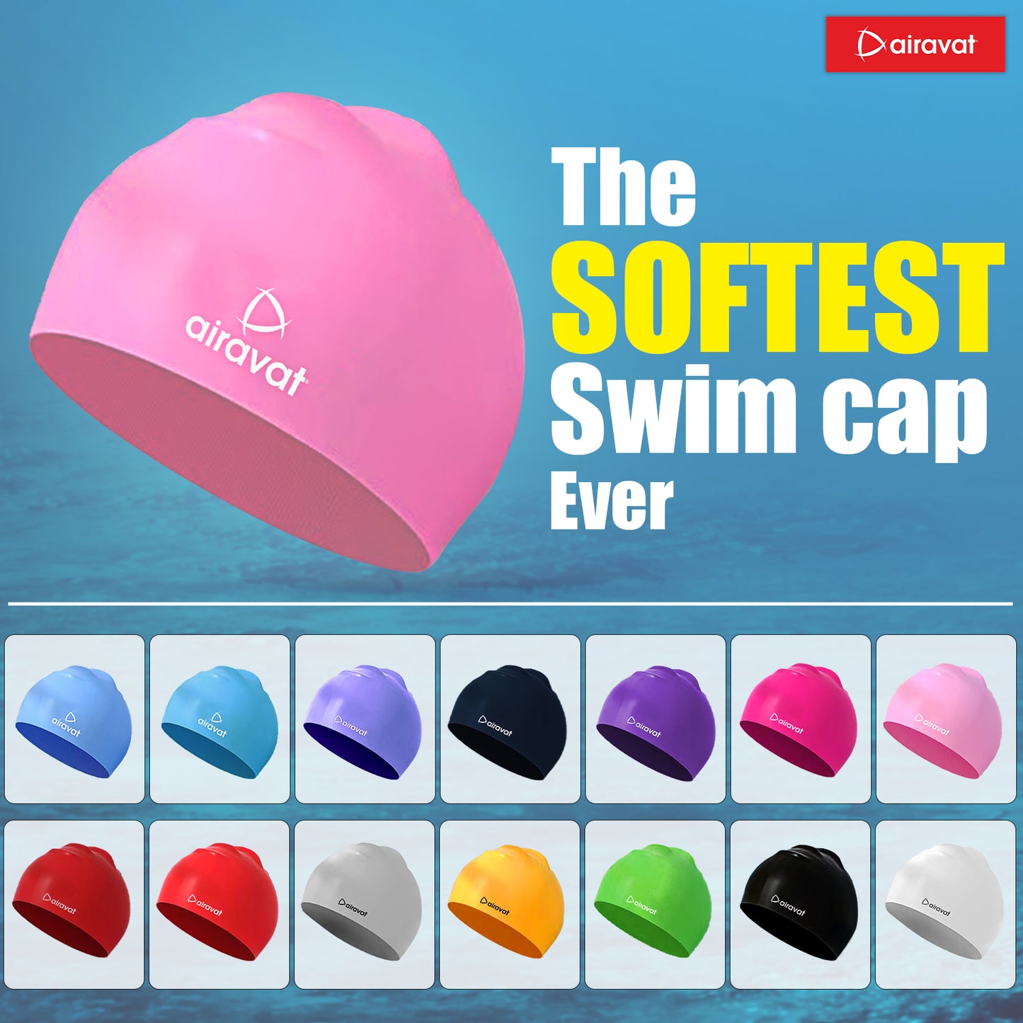 CLASSIC PLAIN SWIMMING CAP